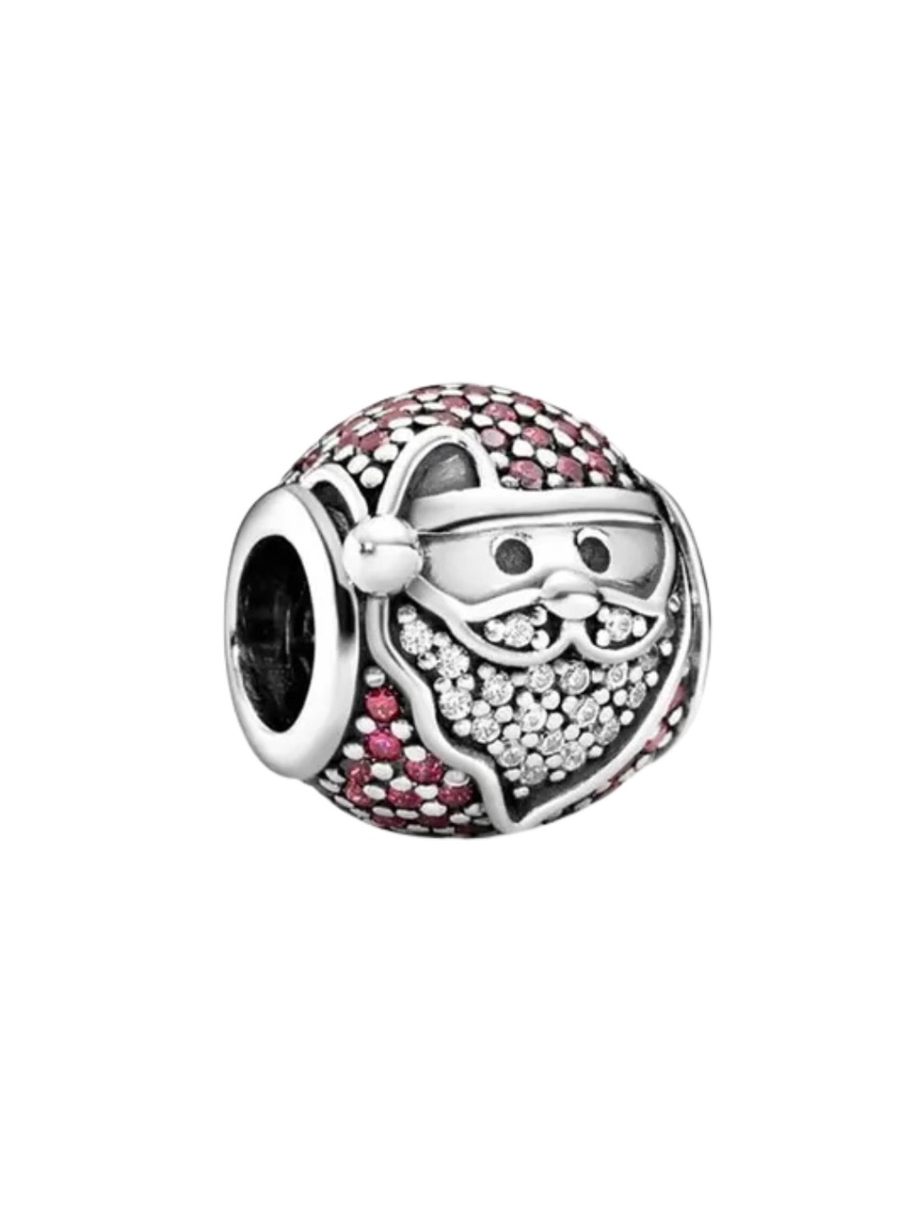 New Jolly Sparkling Santa Charm